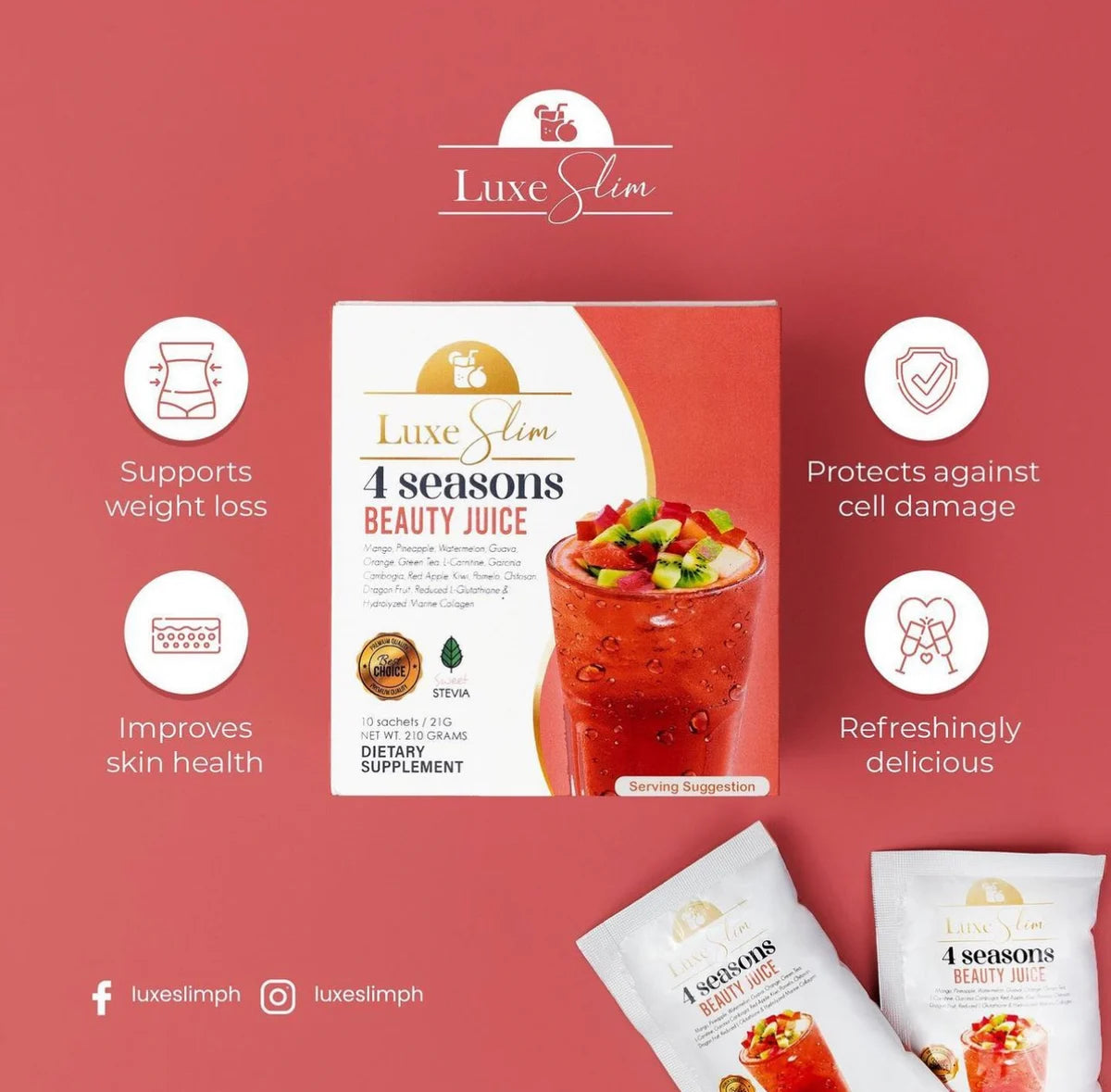 Luxe Slim Half Kilo 4 Seasons Beauty Juice Drink