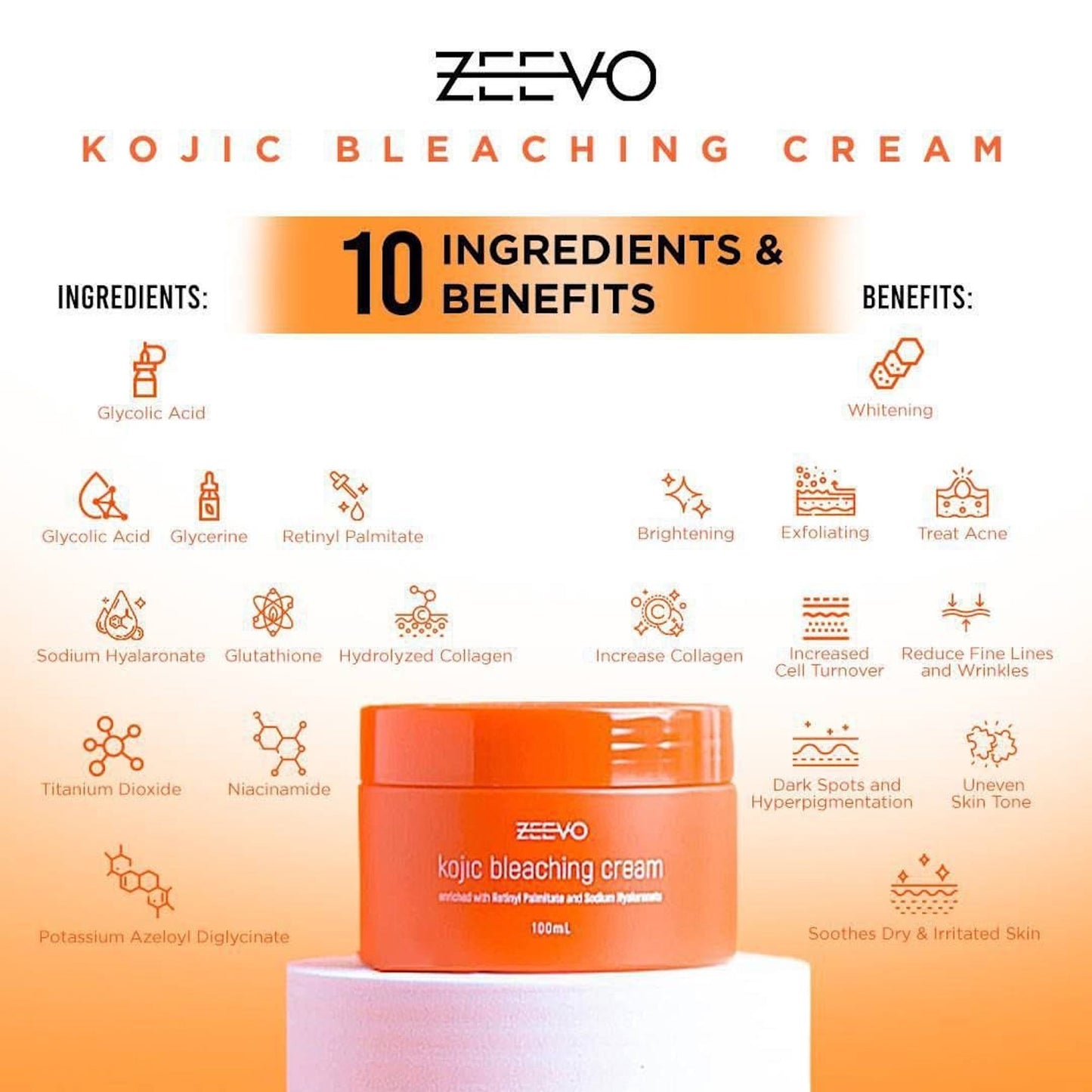 Zeevo bleaching cream 100g