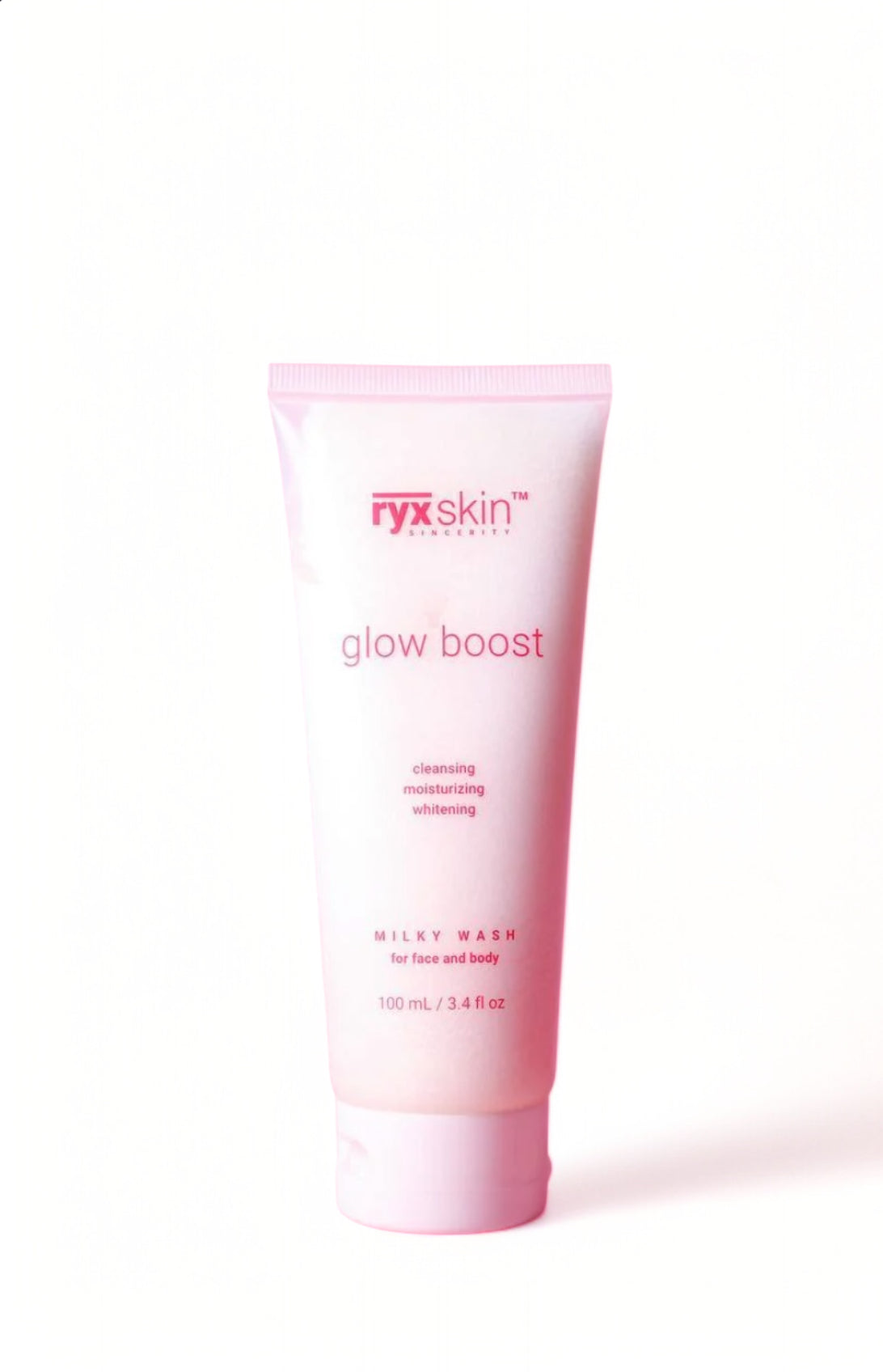 Ryxskin Sincerity Glow Boost milky face and body wash