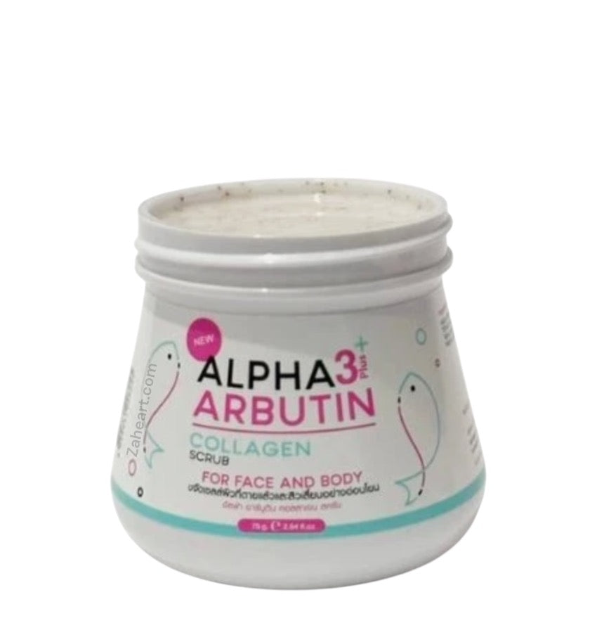 Alpha Arbutin 3 Plus Collagen Scrub by Precious Skin 100 ml