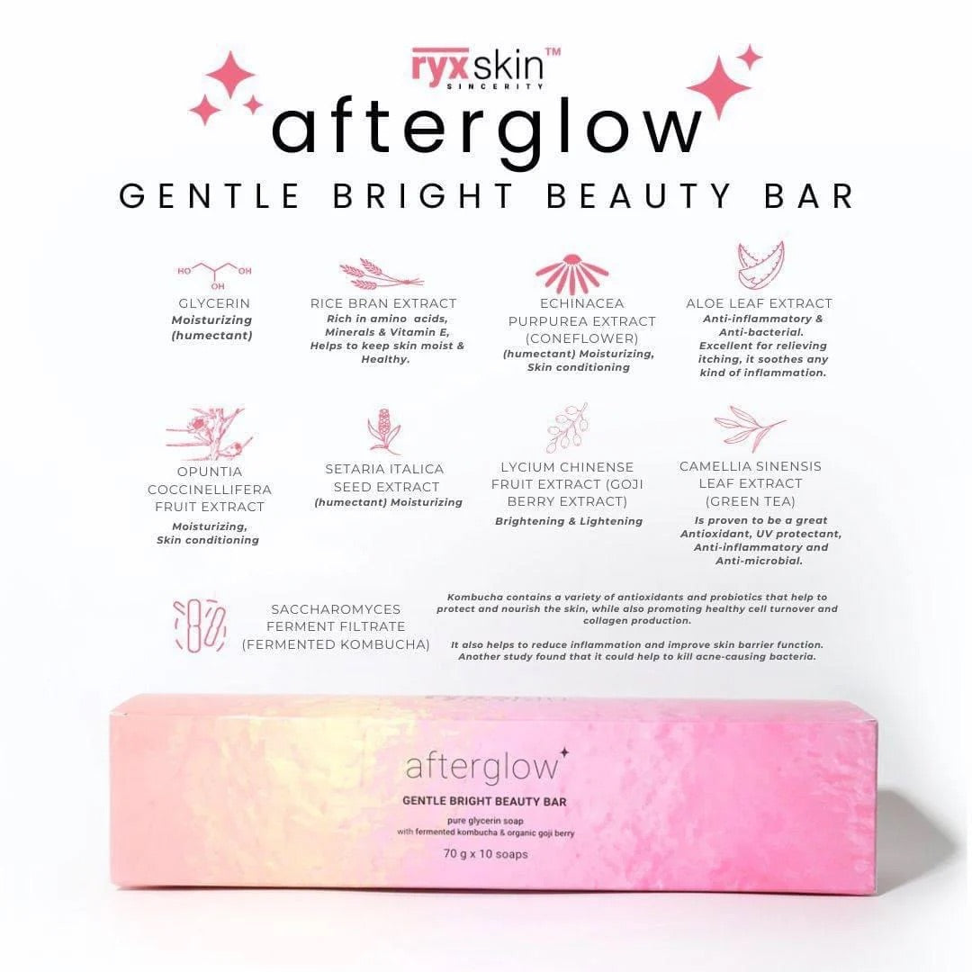 AFTERGLOW GENTLE BRIGHT BEAUTY BAR + FREE MINI GLOW BAR