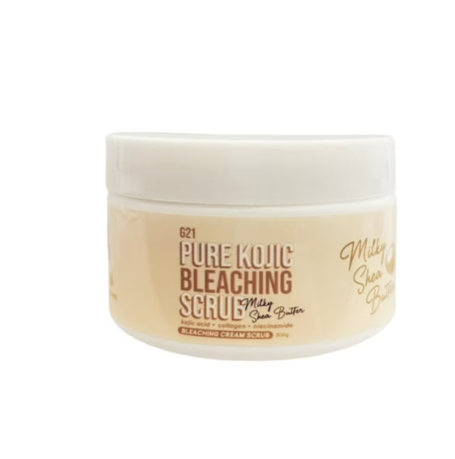 G21 Pure Kojic Bleaching Scrub - Milky Shea Butter, 300g