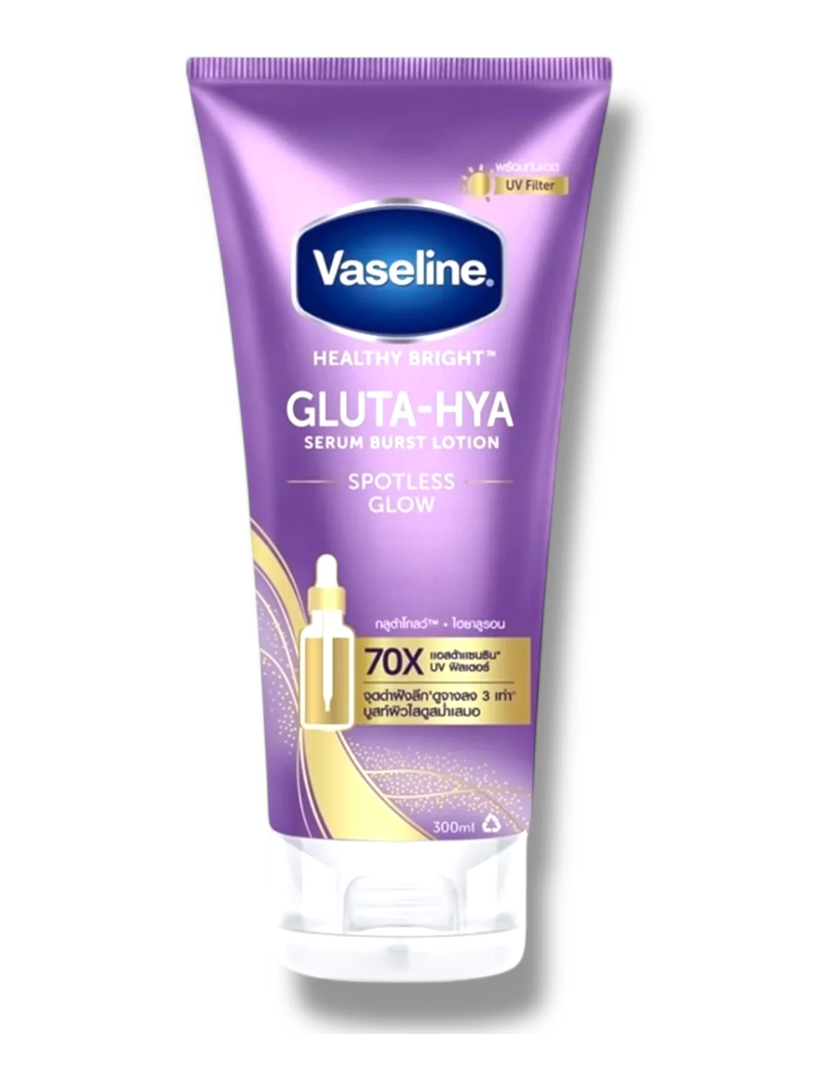 Vaseline Gluta-Hya Serum Burst Lotion Spotless Glow 290ml - ( PURPLE )