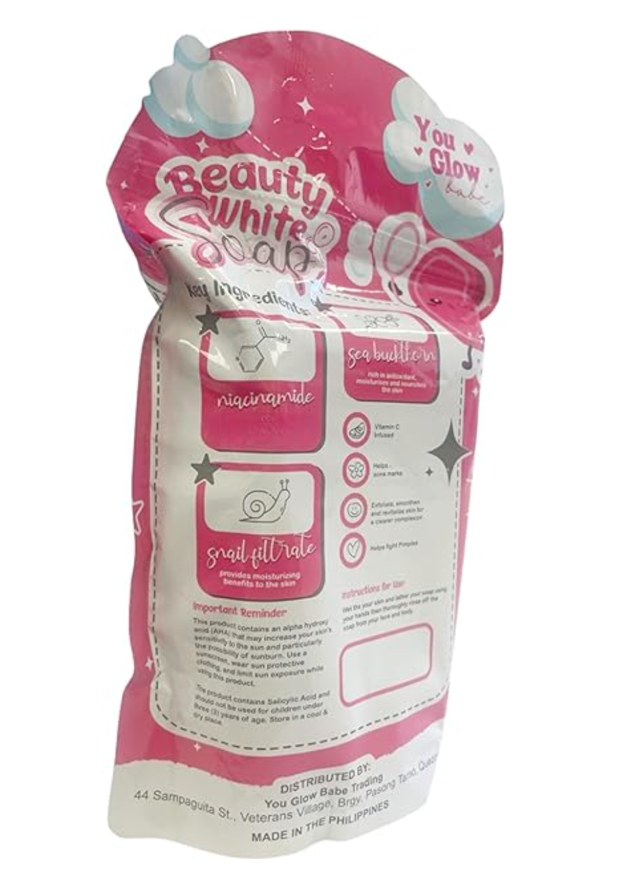 Beauty White Soap by You Glow Babe, 5 Bars x 70g