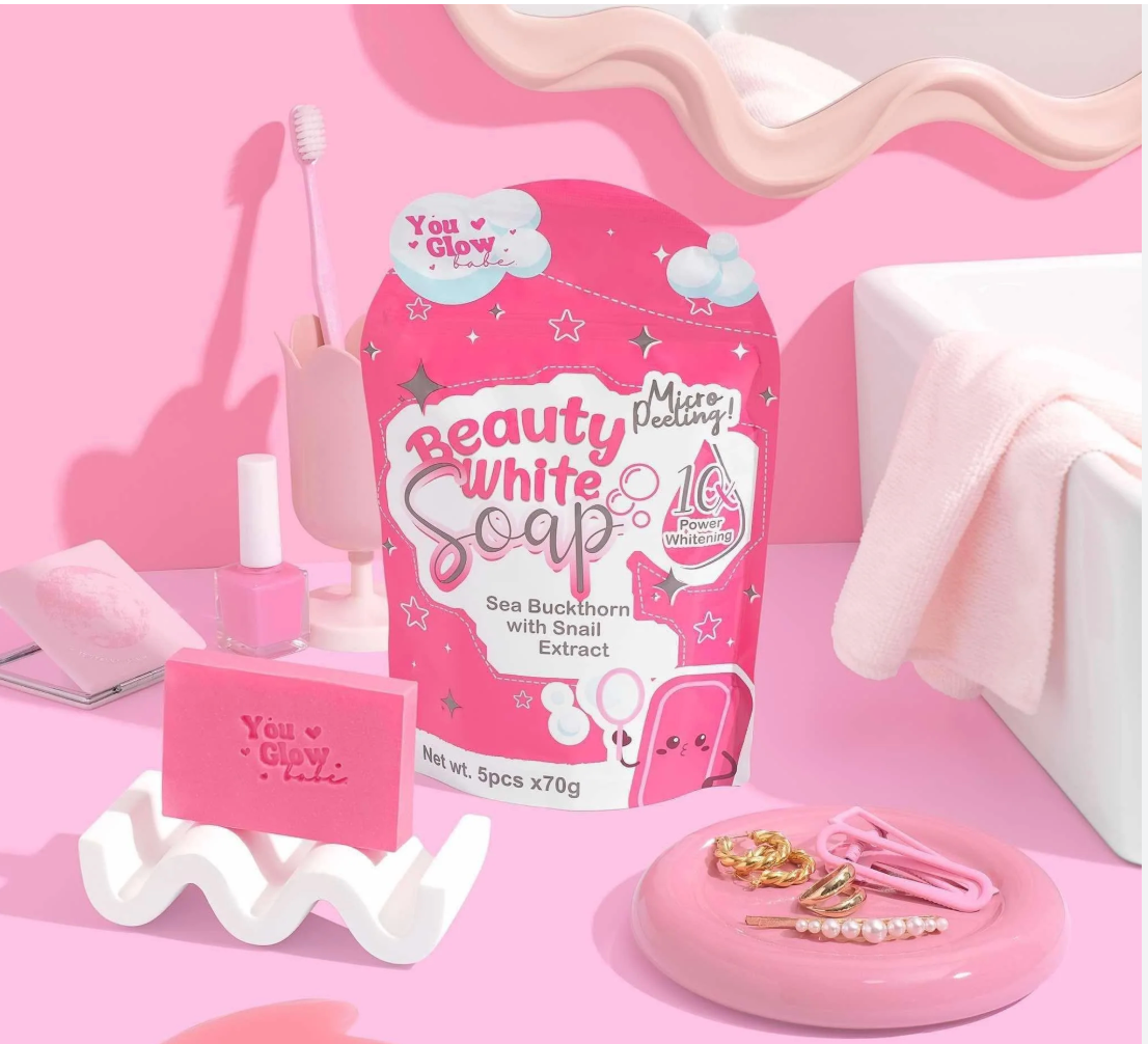 Beauty White Soap by You Glow Babe, 5 Bars x 70g