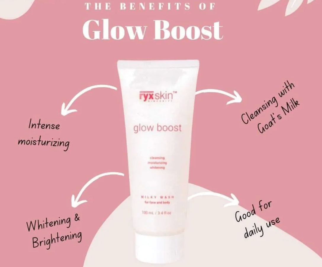 Ryxskin Sincerity Glow Boost milky face and body wash