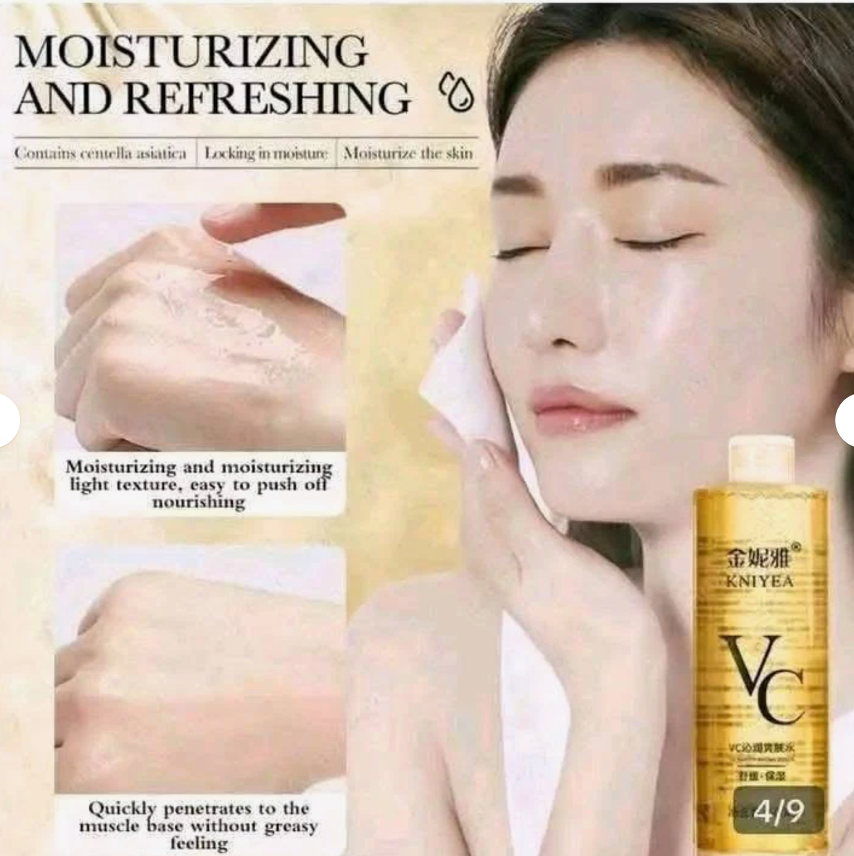 VC KNIYEA Toner Refreshing Hydrating Water for All Skin Types - 500ml