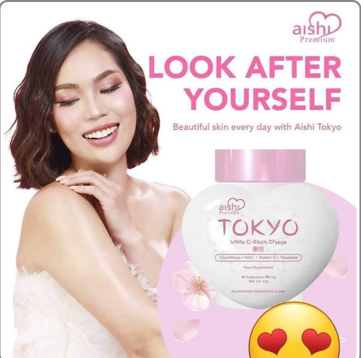 Tokyo Glutathione Aishi Premium , 60 Capsule