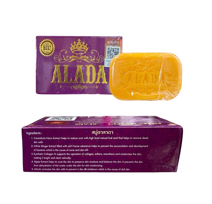 Alada Soap Premium Skin Nourishing Bar with Carambola & Algae – 160g