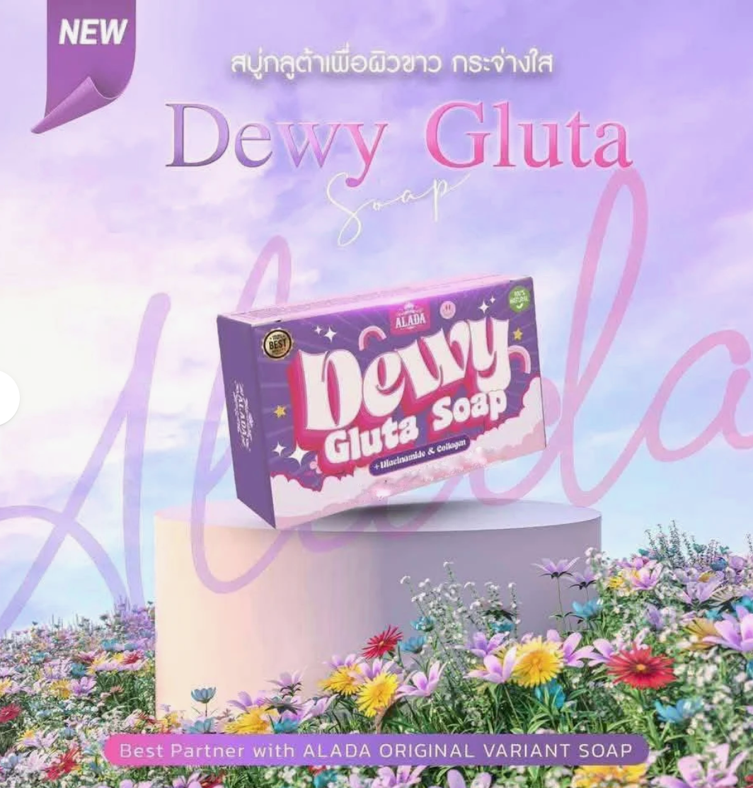ALADA NATURAL Dewy Gluta Soap 70g with Niacinamide & Collagen