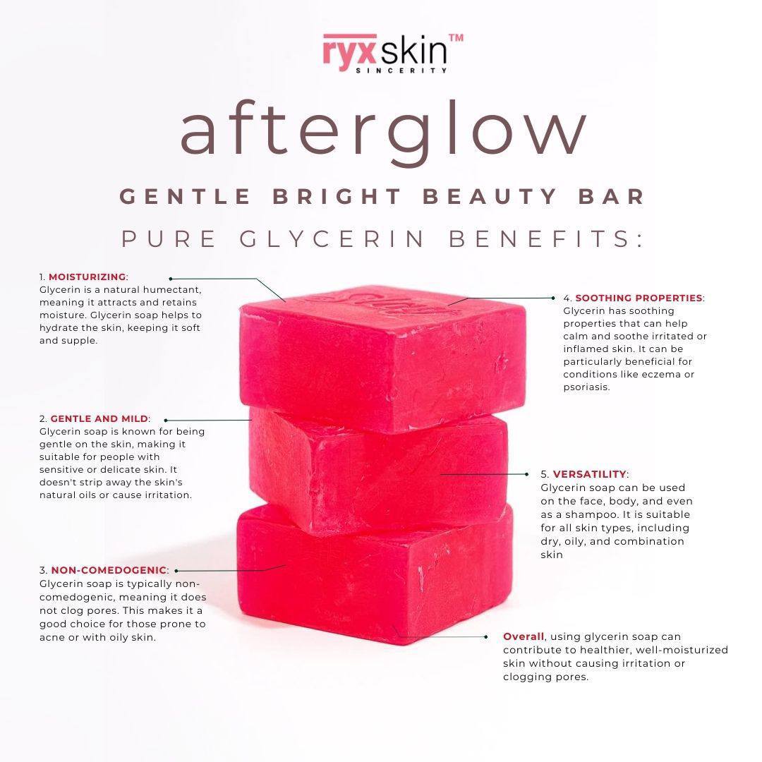AFTERGLOW GENTLE BRIGHT BEAUTY BAR PACK of 2