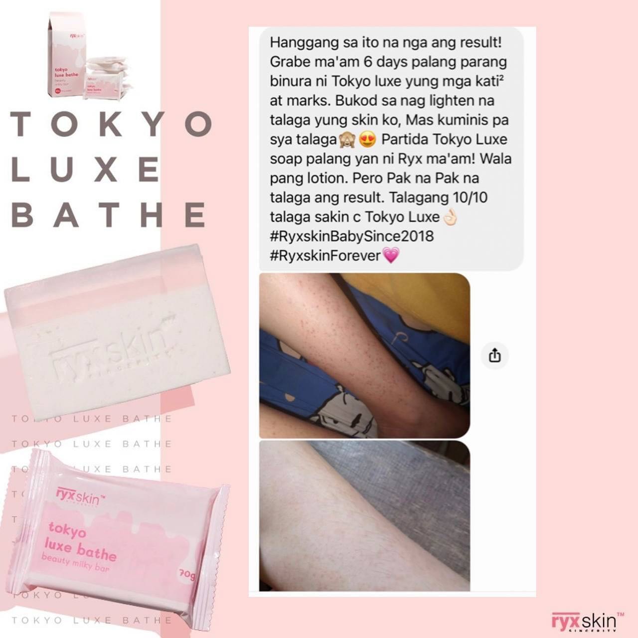 Ryxskin TOKYO LUXE BATH SOAP 10 PACK