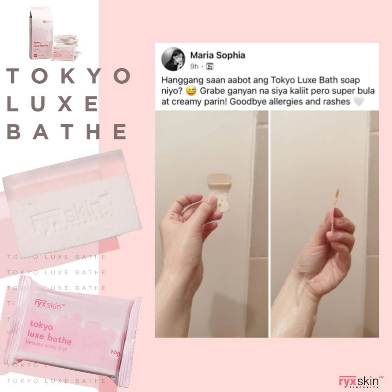 Ryxskin TOKYO LUXE BATH SOAP 10 PACK