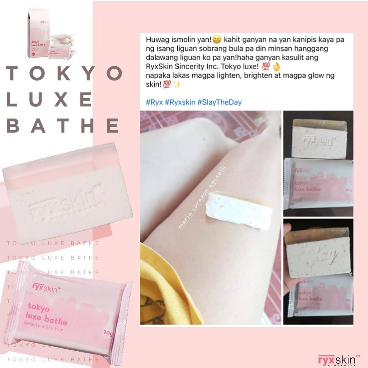 Ryxskin TOKYO LUXE BATH SOAP 10 PACK