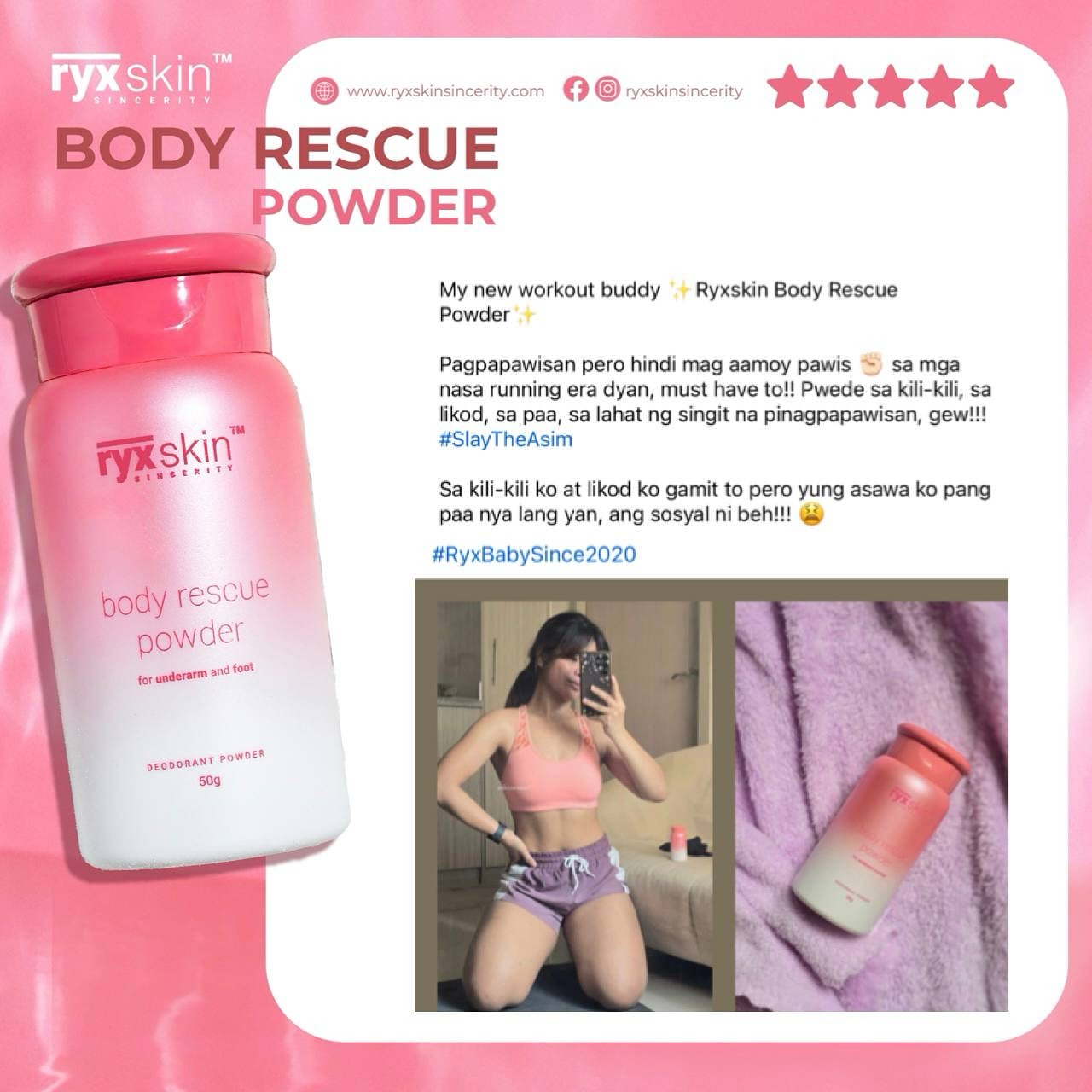 Ryxskin Body Rescue Powder – 50g