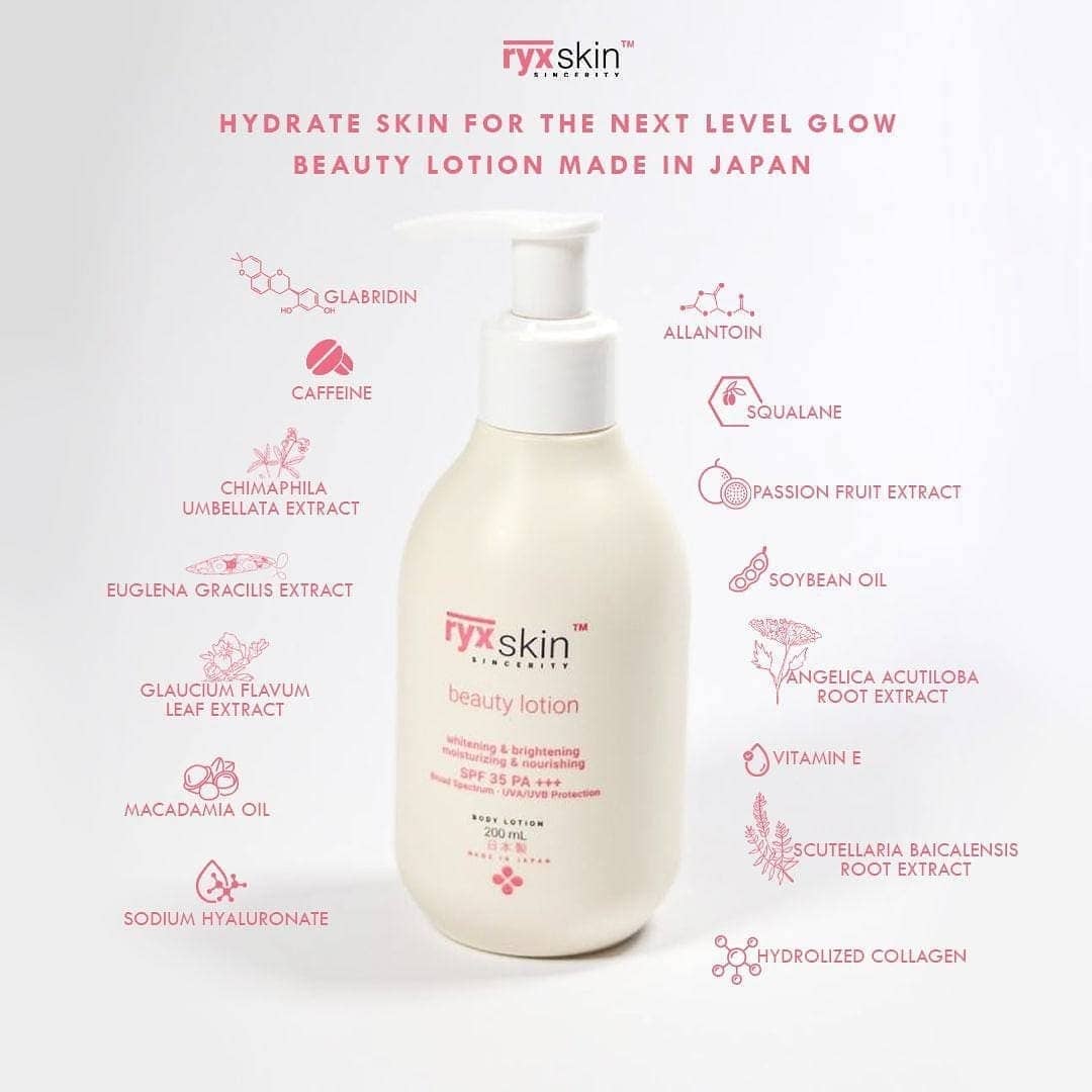 Ryxskin Sincerity Beauty lotion SPF 35 PA+++ 200 mL