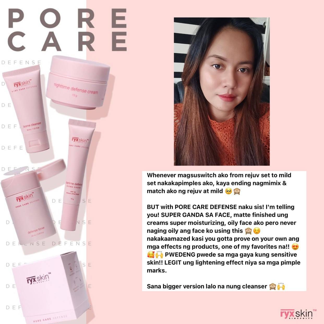 Ryxskin Sincerity Pore Care Defense Set