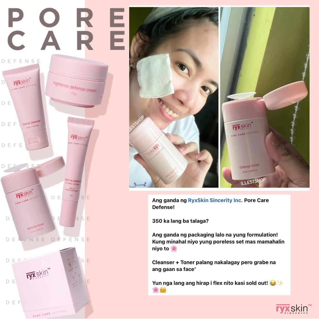 Ryxskin Sincerity Pore Care Defense Set