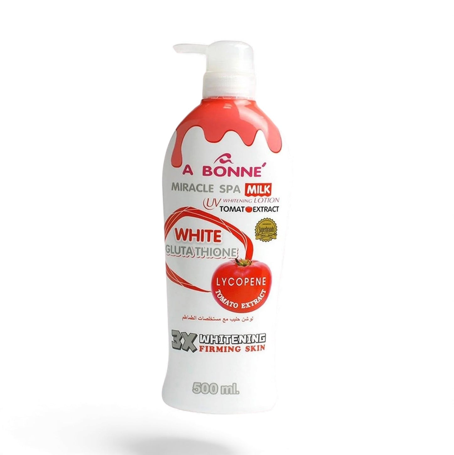 A Bonne MIRACLE Spa Milk Whitening Lotion Tomato Extract, 500ml