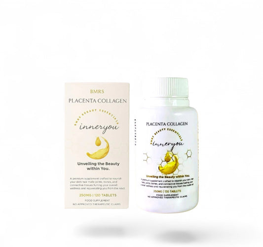 BMRS Beauty Essentials Inner You Placenta Collagen Food Supplement - 250mg, 120 Tablets