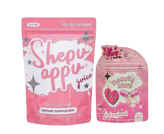 You Glow Babe BEAUTY WHITE 4 in 1 Glutathione & Shape Up Shepu Appu Juice
