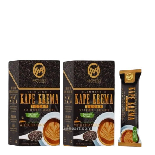 MK’SMETICS Slimming-K KAPE KREMA Decaf Coffee by Madam Kilay-2 Boxes