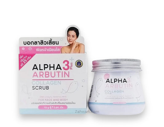 Alpha Arbutin 3 Plus Collagen Scrub by Precious Skin 100 ml