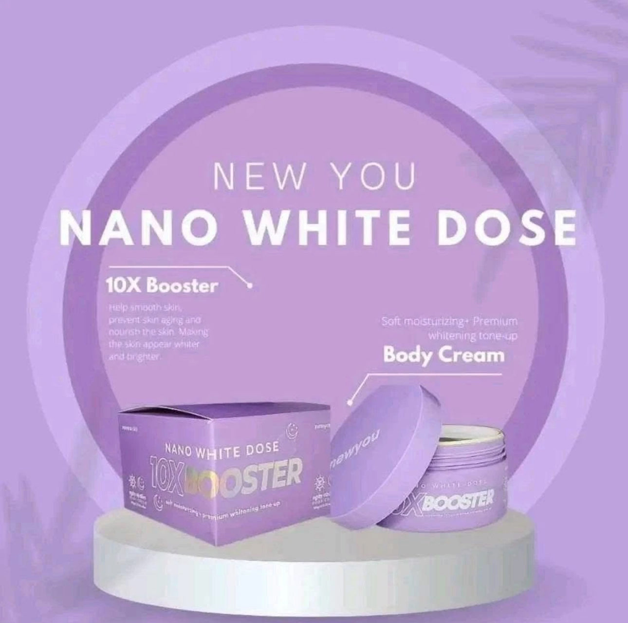 NEW YOU Nano White Dose 10X Booster Body Cream - 230g