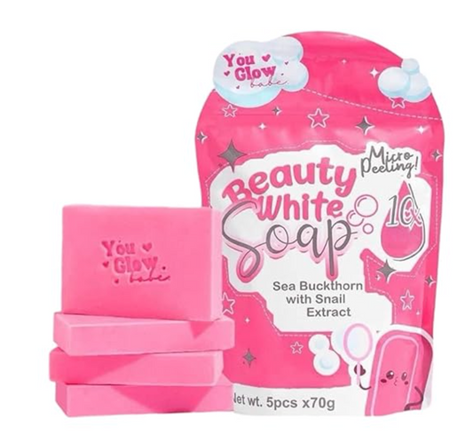 Beauty White Soap by You Glow Babe, 5 Bars x 70g