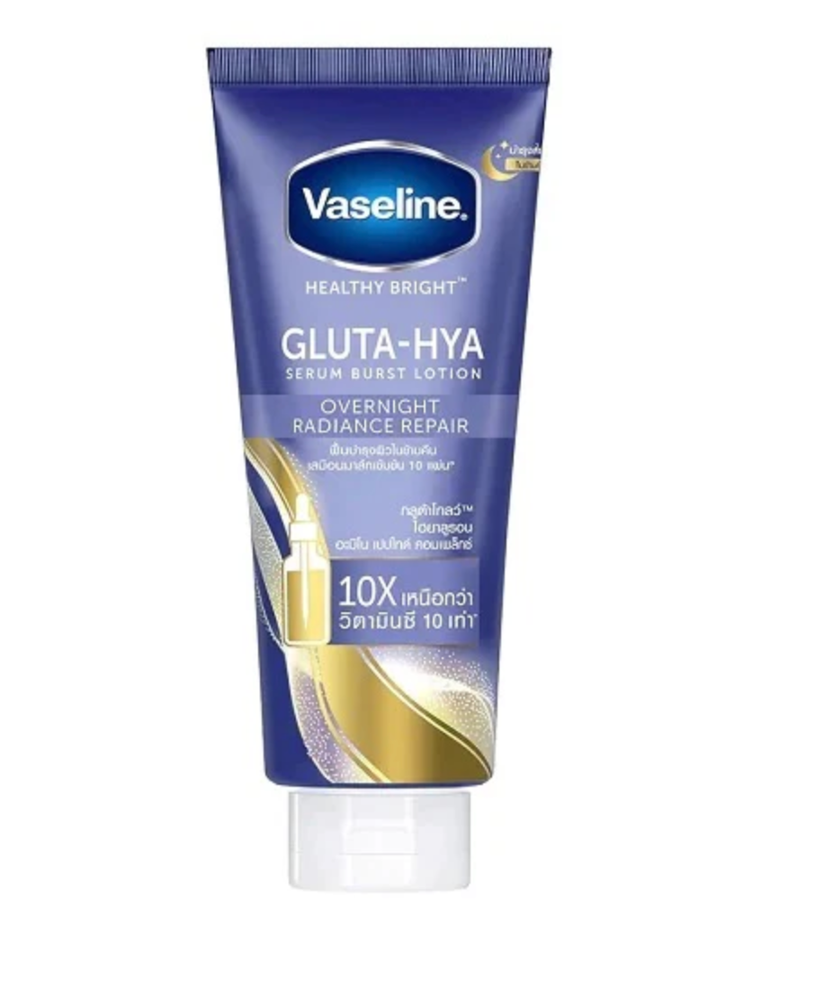 Vaseline Gluta - HYA Serum Burst Lotion - Overnight Radiance Repair - 300 ml