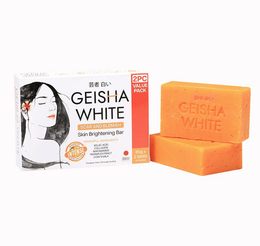Geisha White Intense Skin Cleansing Bar - 3 bars x 65g