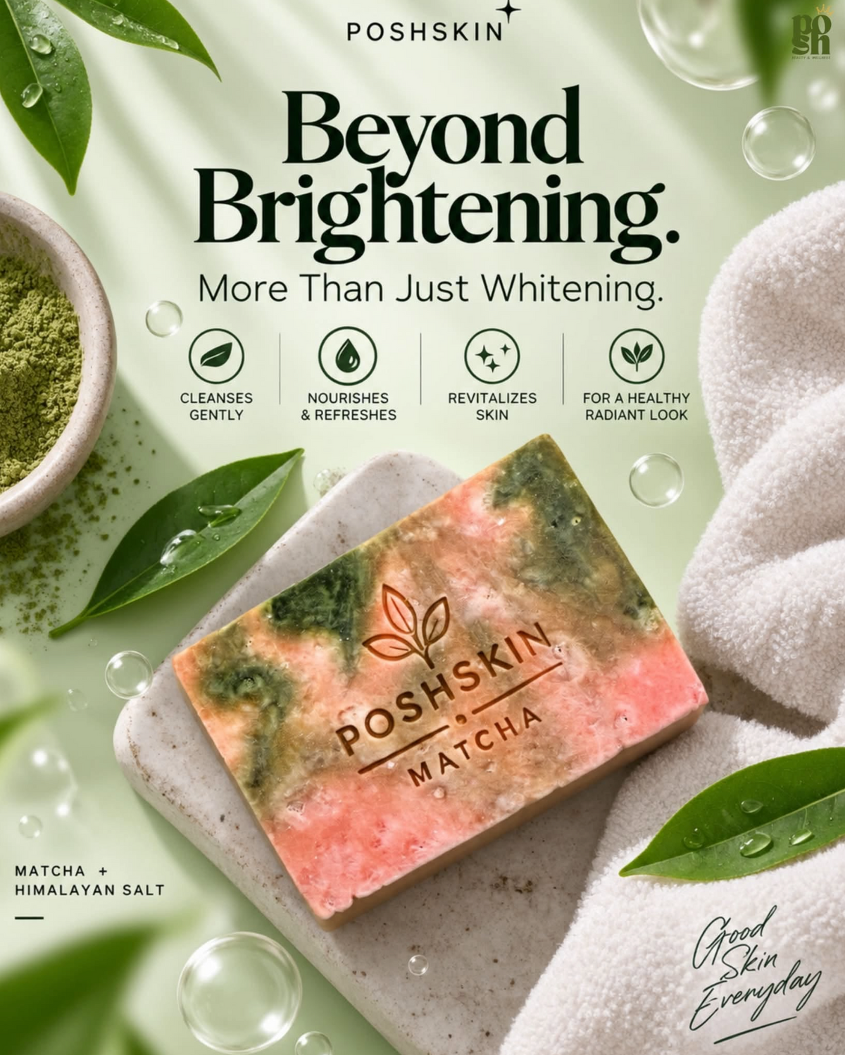 Himalayan Posh Matcha Skin Soap 135g