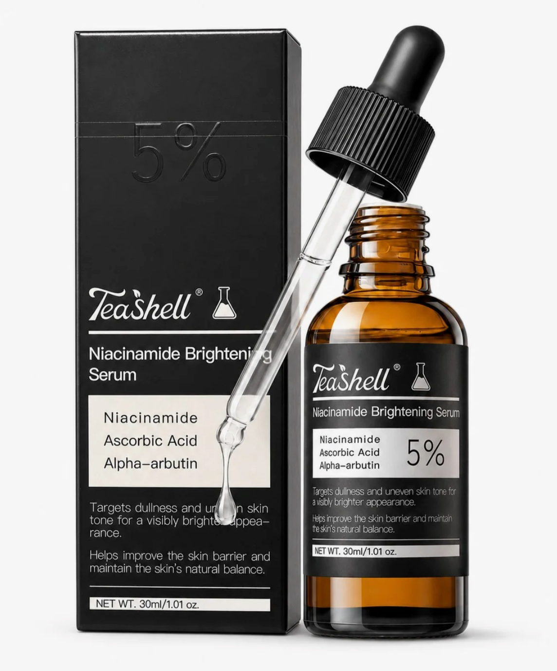 TeaShell 5% Niacinamide Brightening Serum 30ml