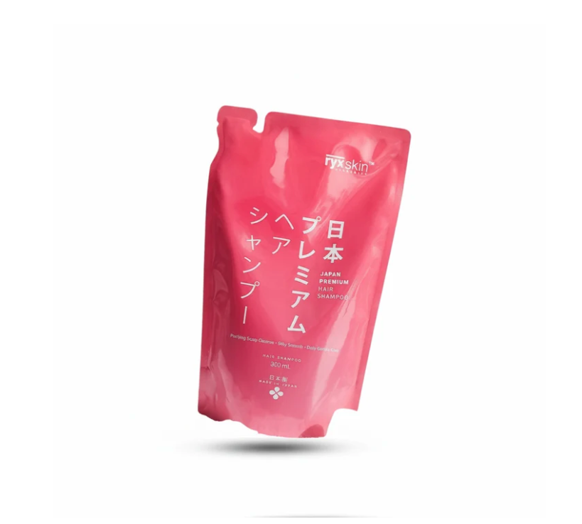 Ryxskin Premium Hair Shampoo – Sulfate-Free Scalp & Silky Hair Cleanser with Piroctone Olamine 300ml