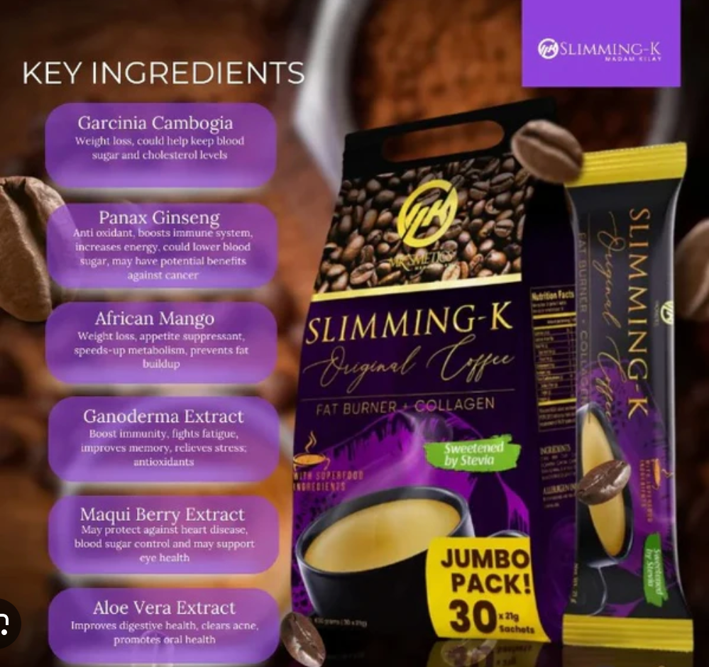 Madam Kilay JUMBO KAPE KREMA Decaf Coffee (30 Sachets)
