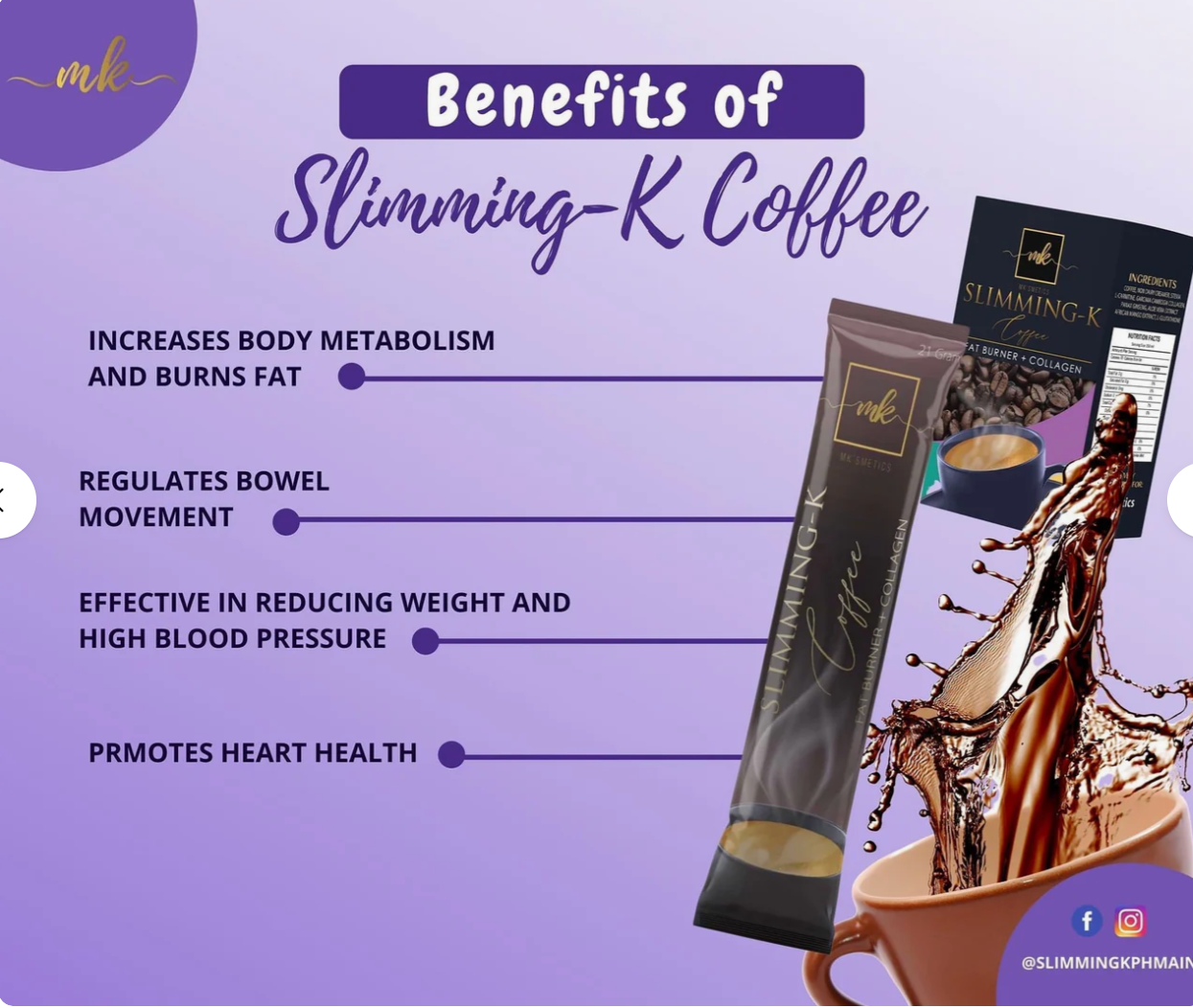 Madam Kilay Original Coffee Garcinia Cambogia + Collagen Jumbo Pack 30 Sachets