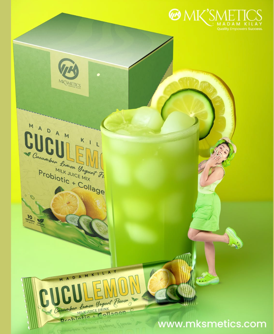 Madam Kilay Cuculemon Yogurt Probiotic + Collagen Milk Juice Mix (10 Sachets)