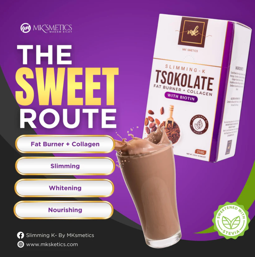 TSOKOLATE by Madam Kilay, Biotin + Collagen Mix Drink, 10 Sachets