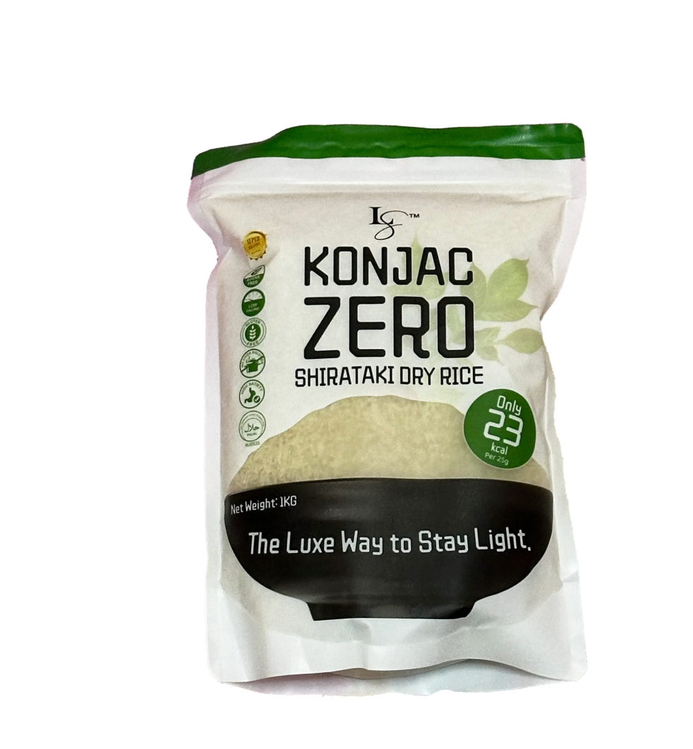 LUXE SLIM KONJAC ZERO SHIRATAKI DRY RICE 1 KILO