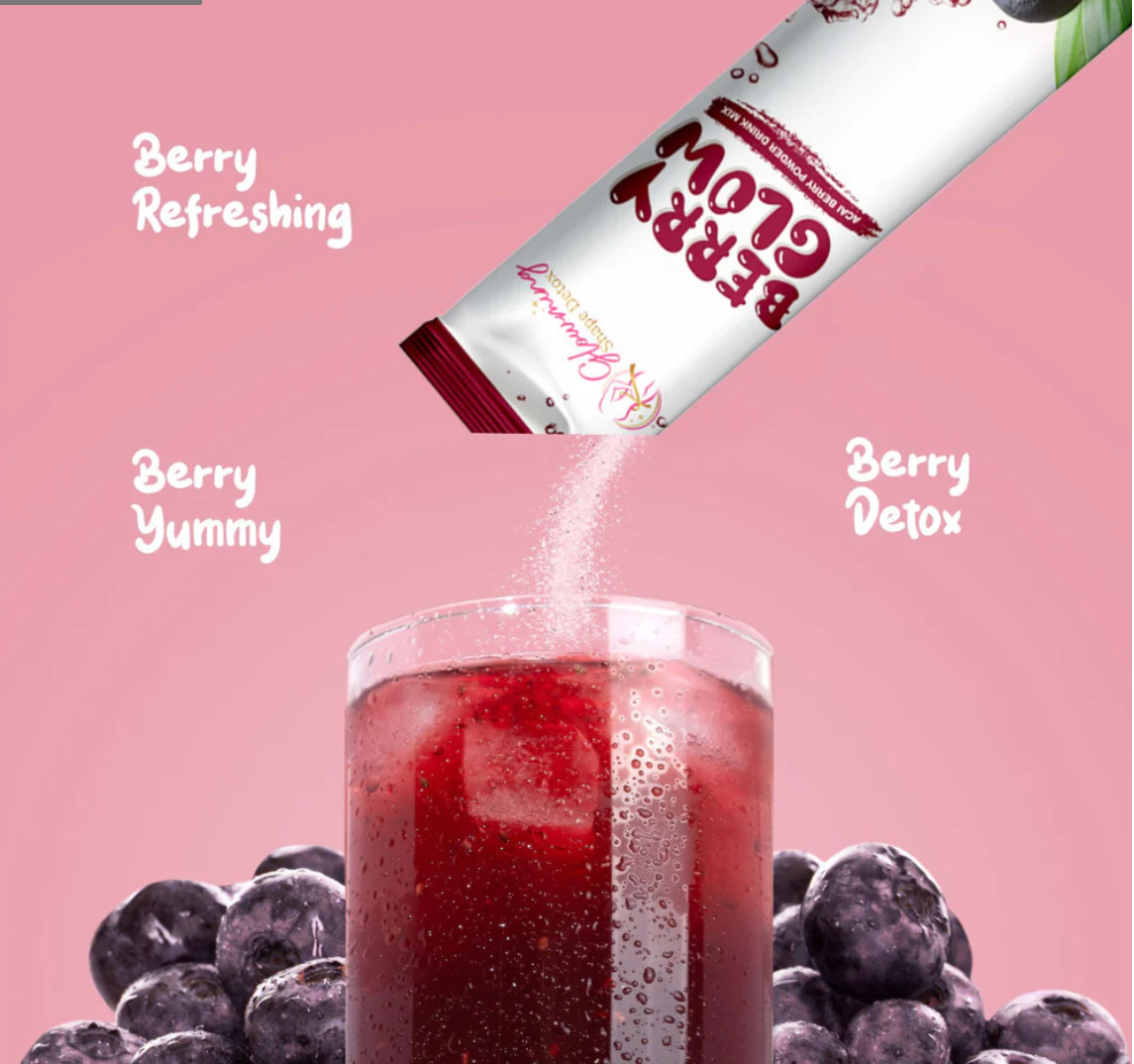 Berry Glow Acai Berry Glowming Shape Detox by CRIS Cosmetics