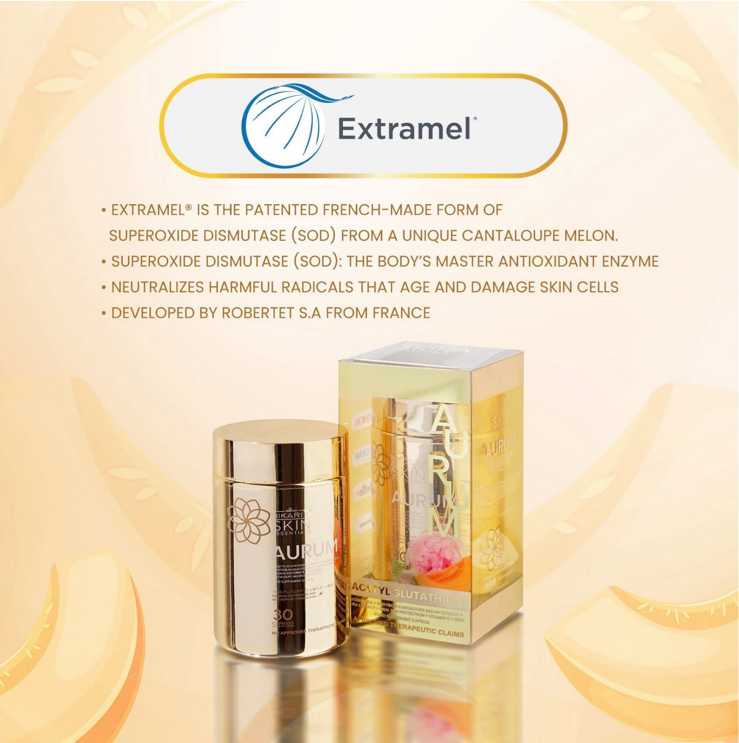 Hikari Skin Essentials Aurum Support Supplement – 30 Capsules