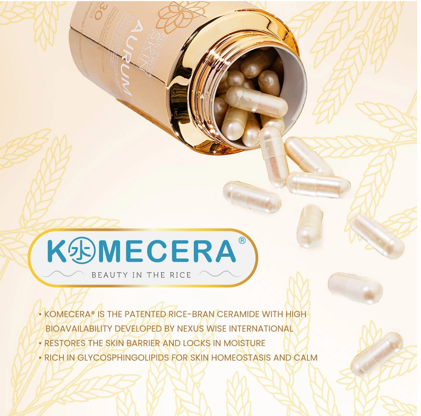 Hikari Skin Essentials Aurum Support Supplement – 30 Capsules