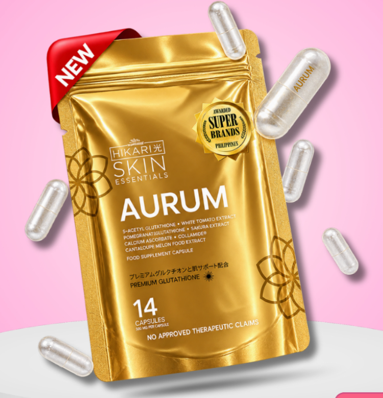 Hikari Skin Essentials - AURUM Glutathione 14 capsules ( sachet )