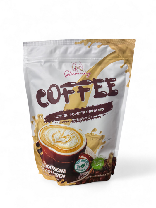 Cris Cosmetics Glowming coffee- Glutathione and Collagen Drink (10 Sachets)