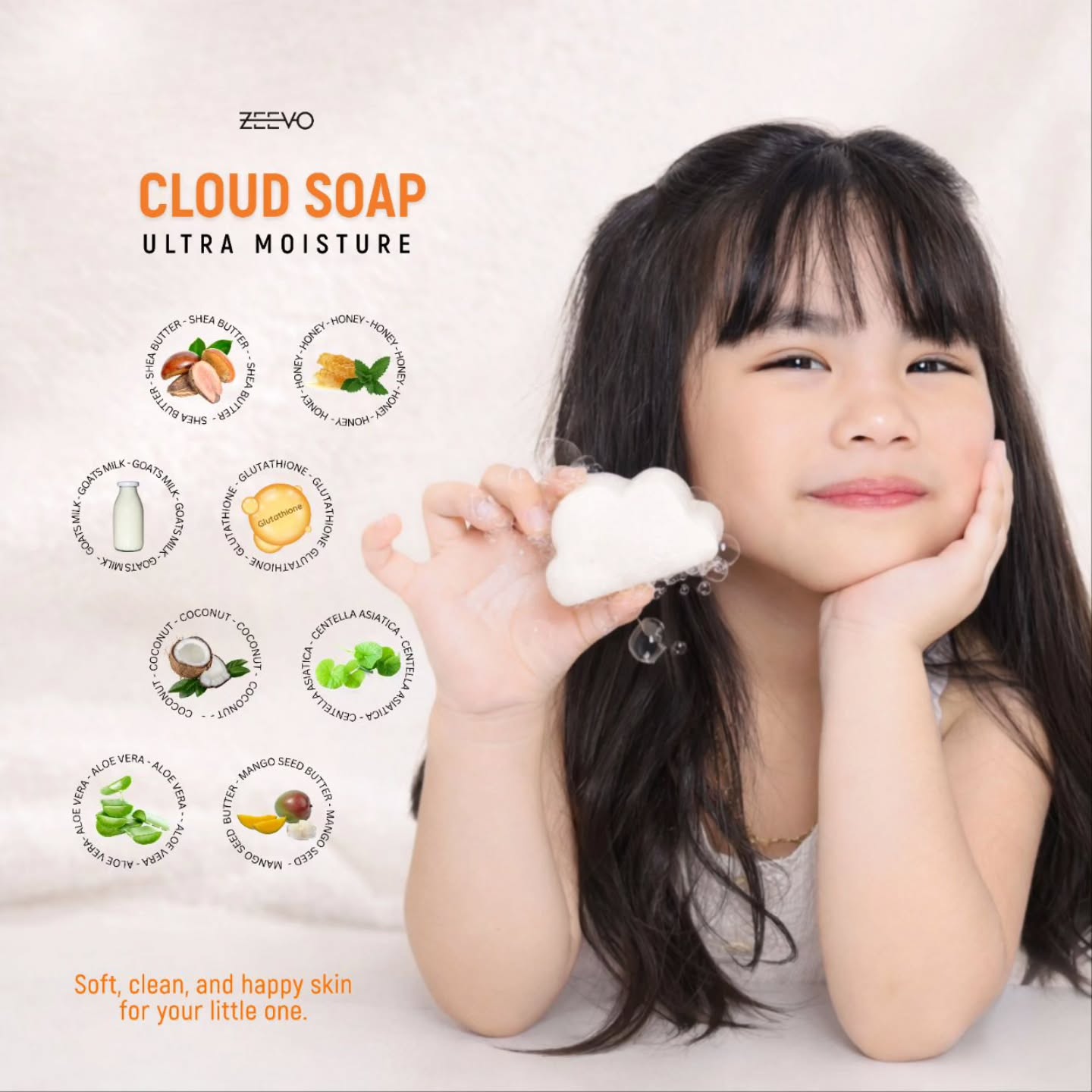 ZEEVO Cloud Soap – Hydrating & Brightening Soap