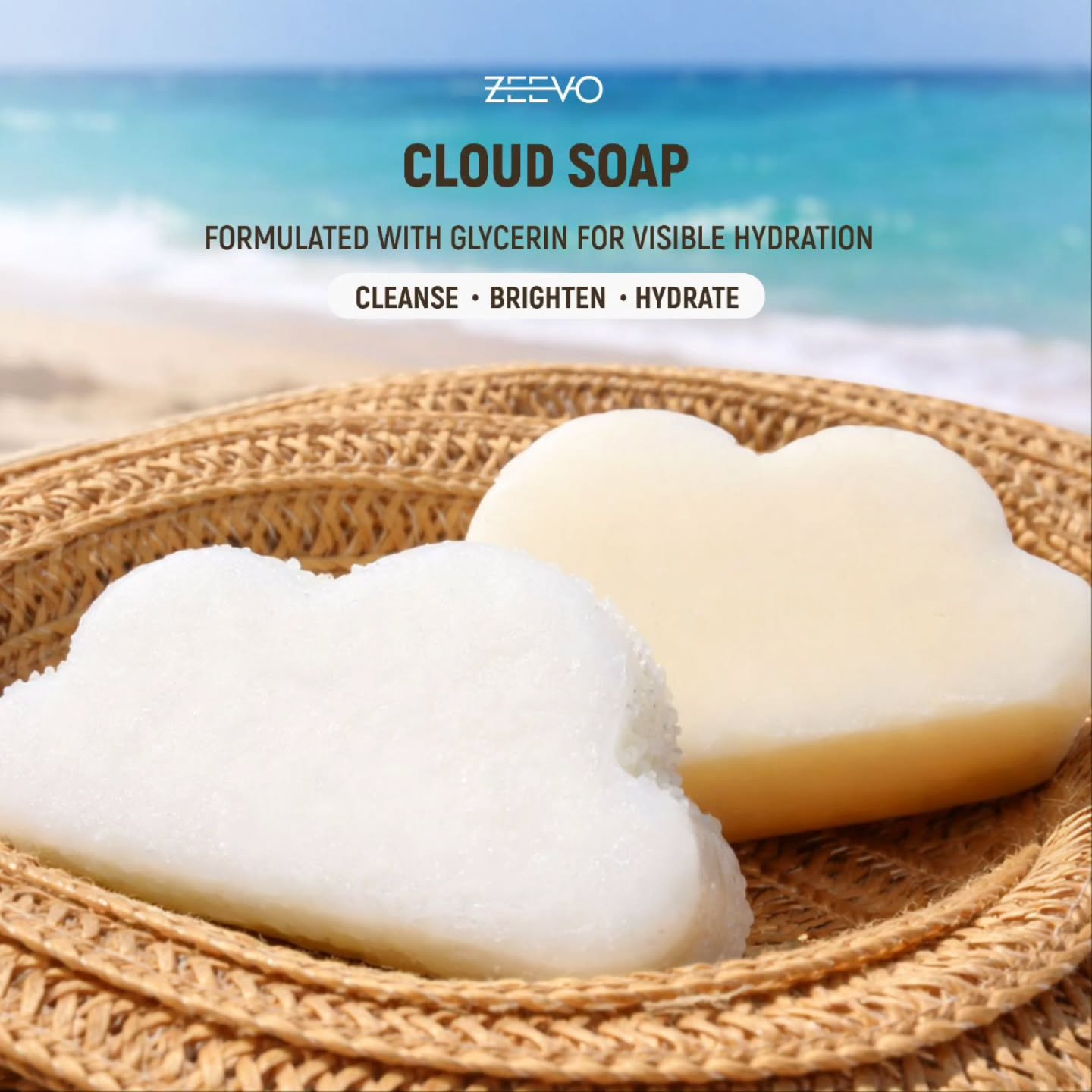 ZEEVO Cloud Soap – Hydrating & Brightening Soap
