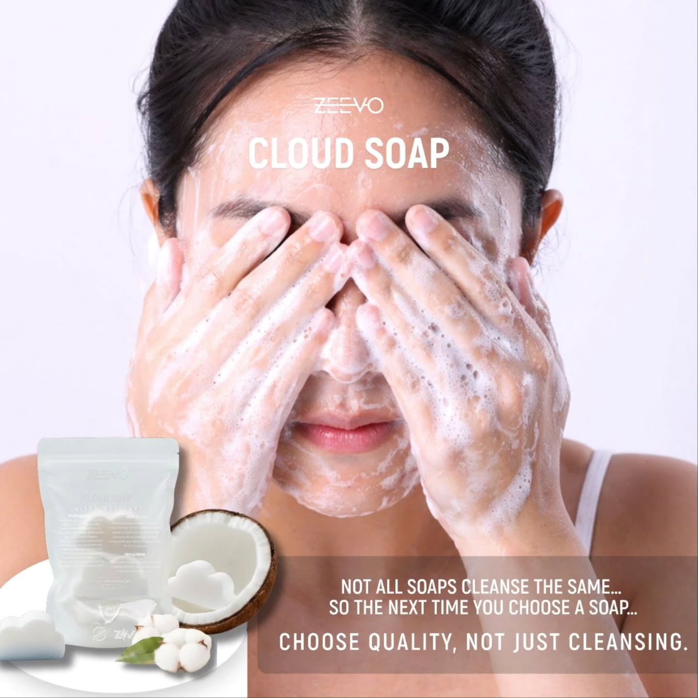 ZEEVO Cloud Soap – Hydrating & Brightening Soap