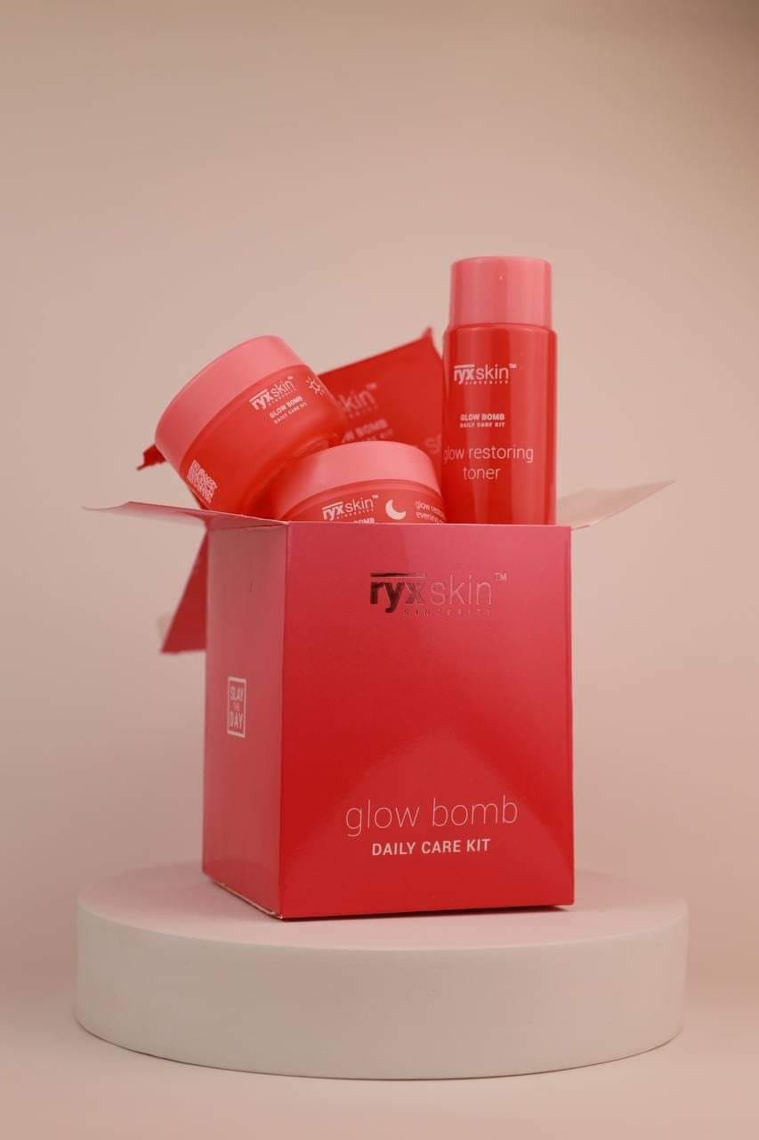 Ryxskin Sincerity Glow bomb Daily Facial Kit
