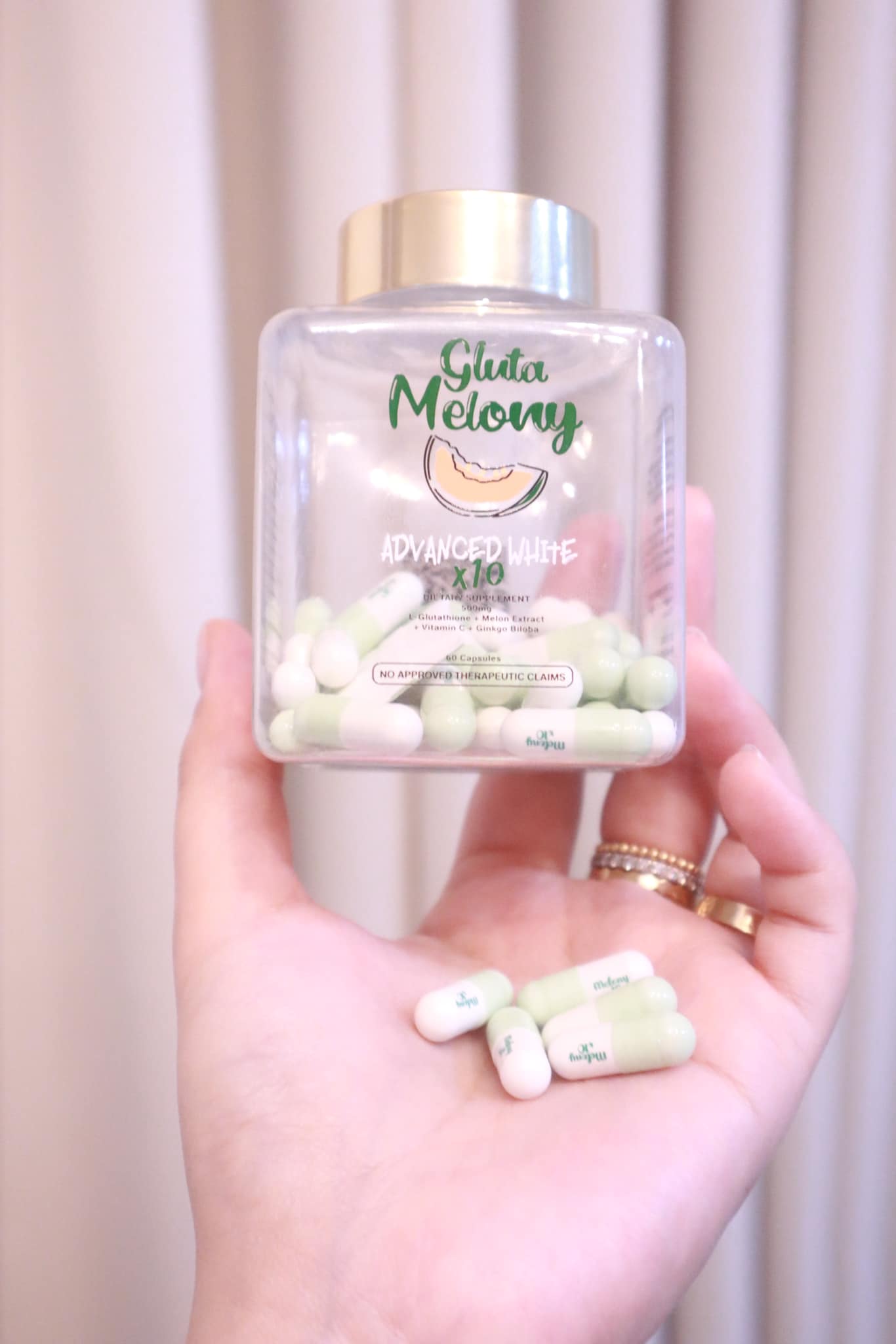 AISHI GLUTA MELONY ADVANCE WHITE X10 - 60 CAPS