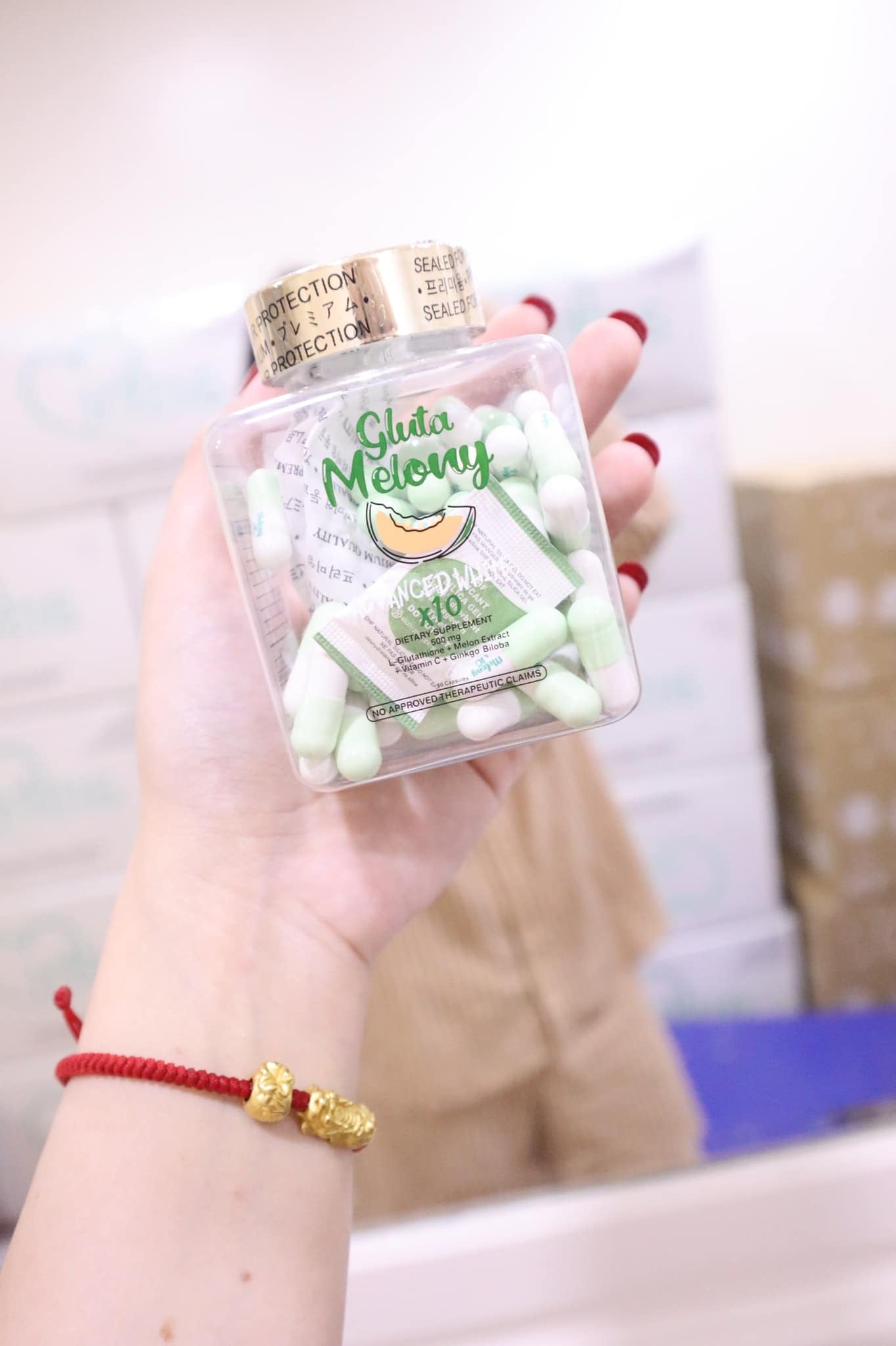 AISHI GLUTA MELONY ADVANCE WHITE X10 - 60 CAPS